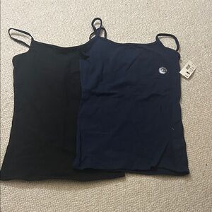 Aeropostale Black and Navy Tank Tops